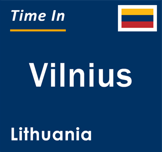 what is the time in vilnius