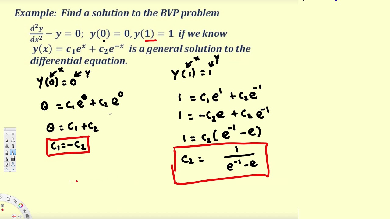 solve bvp