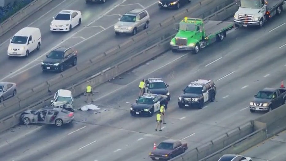 crash on 10 freeway