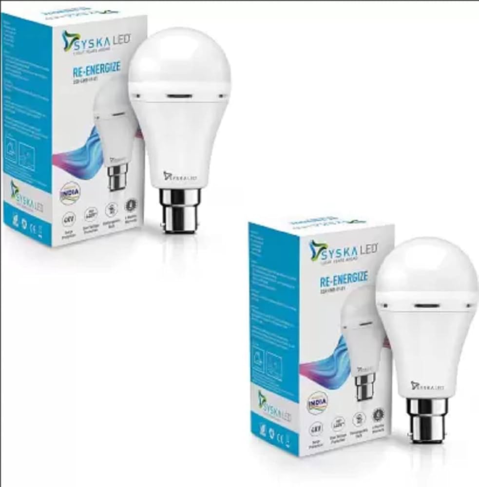 syska rechargeable bulb