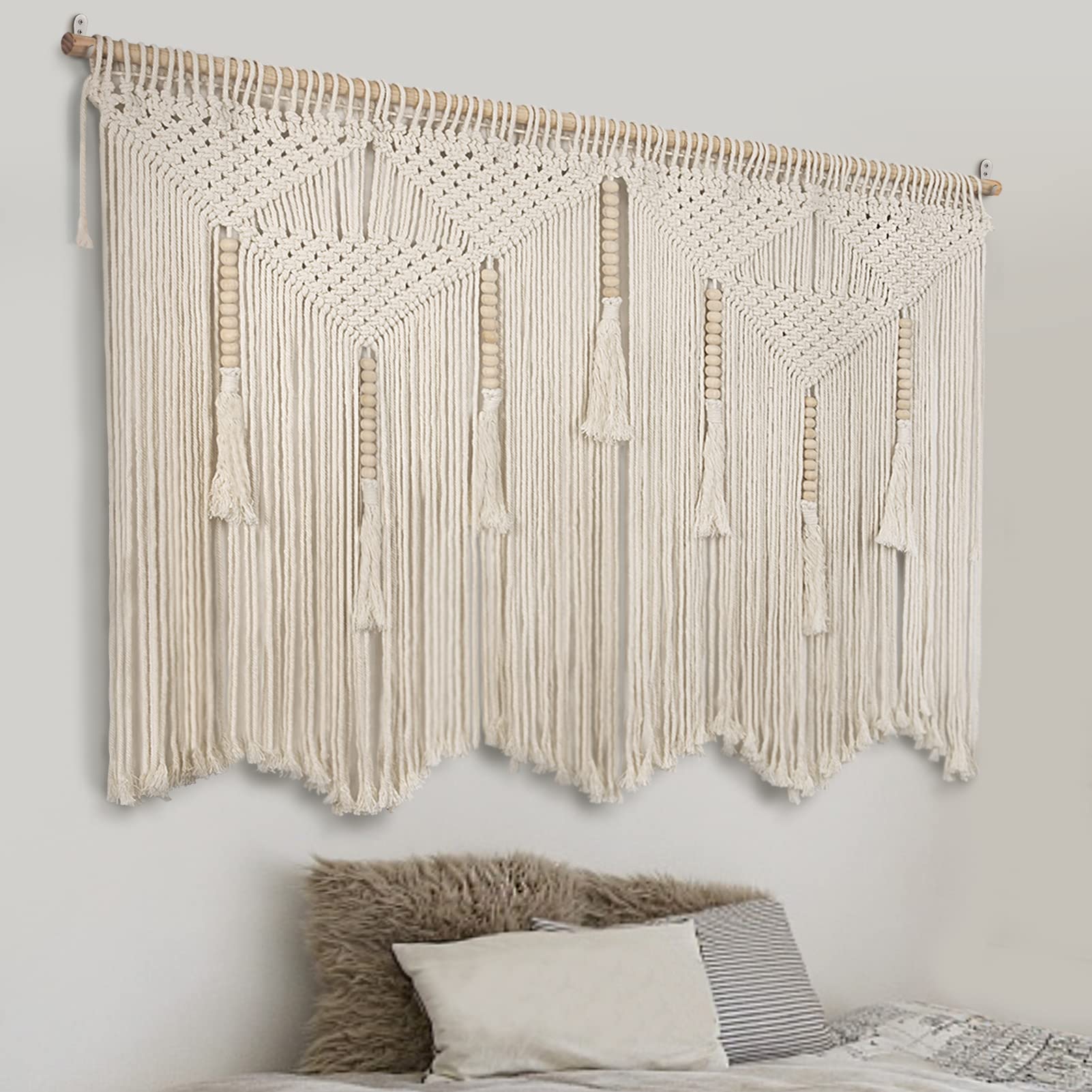 huge macrame wall hanging