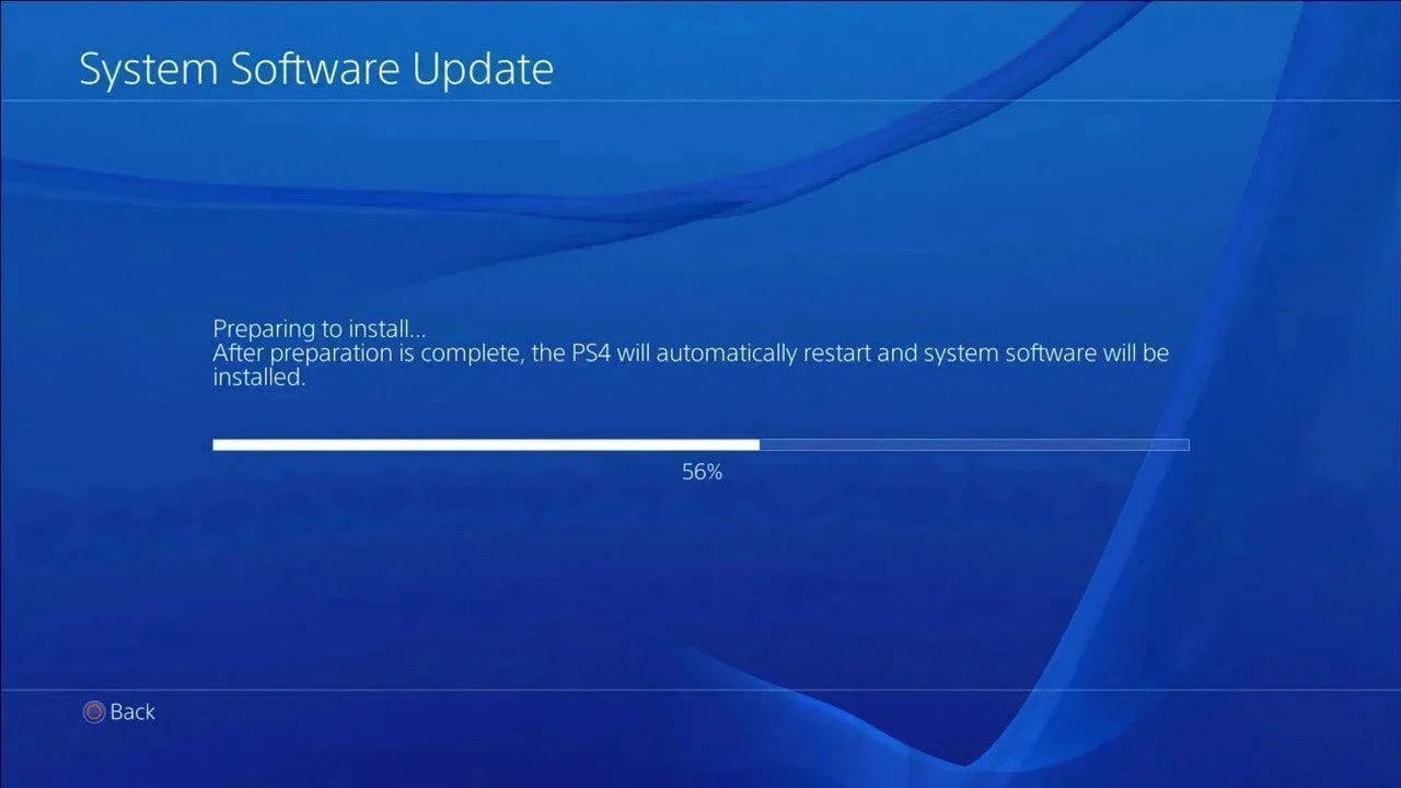 ps4 system update software