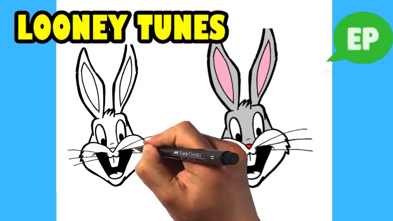 how to draw bugs bunny