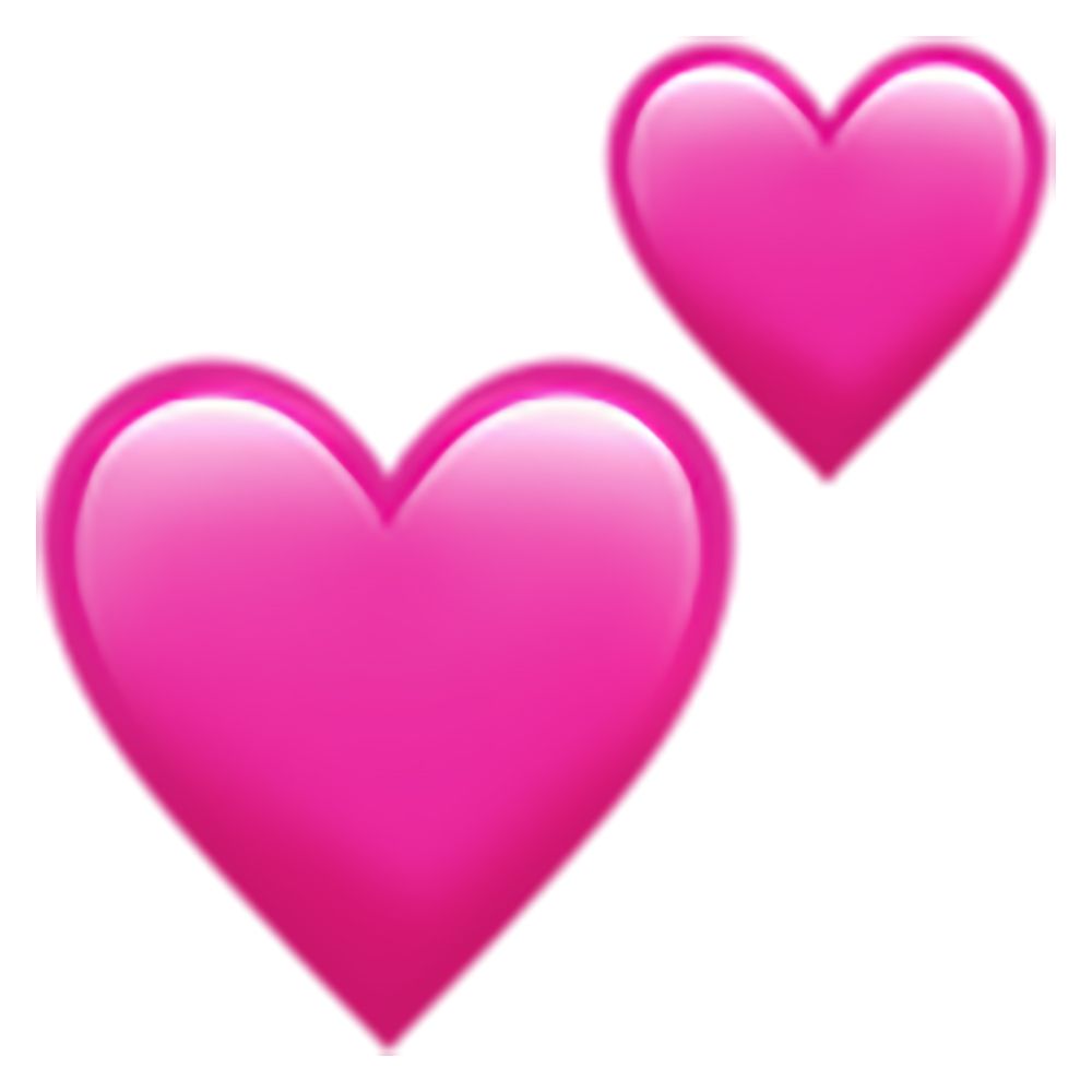 pink hearts in snapchat