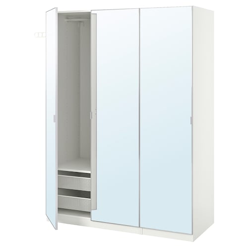 ikea 3 door mirror wardrobe