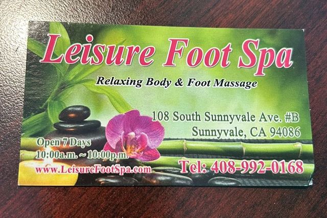 foot massage sunnyvale