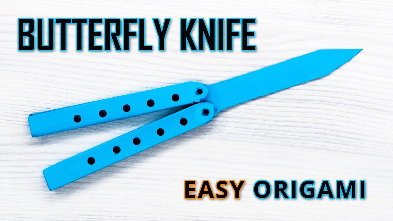 paper butterfly knife tricks