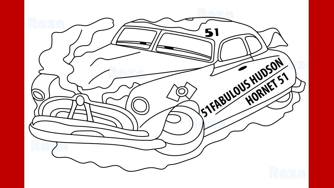 hudson hornet dibujo