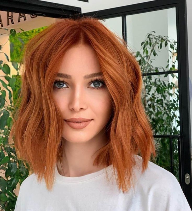 copper short hair color