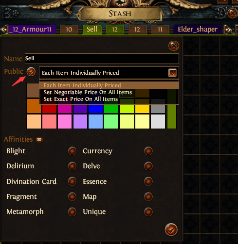 poe currency market