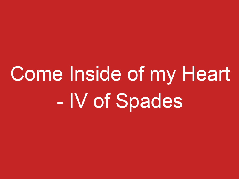 come inside of my heart lyrics chords