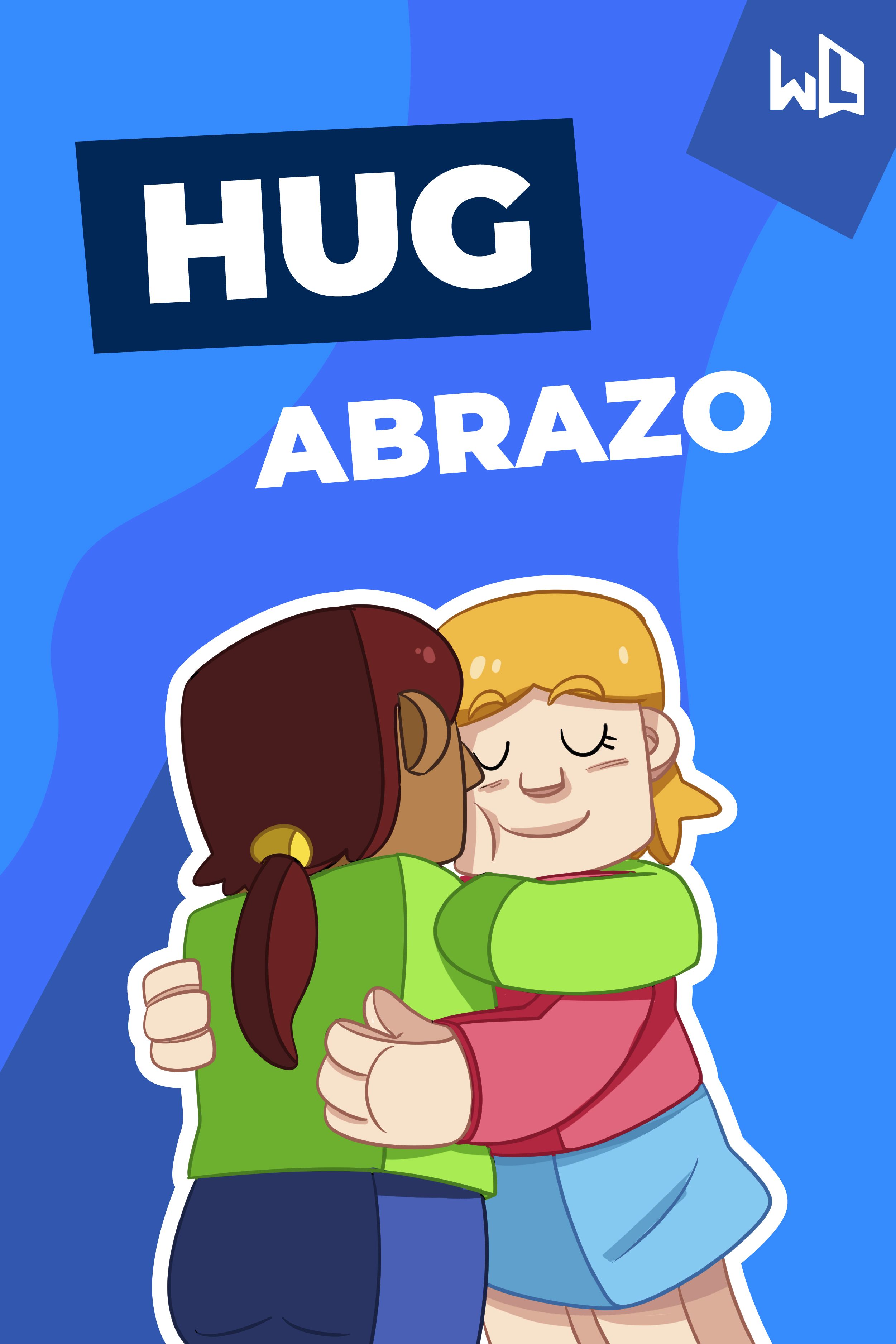 cómo se dice un abrazo en inglés