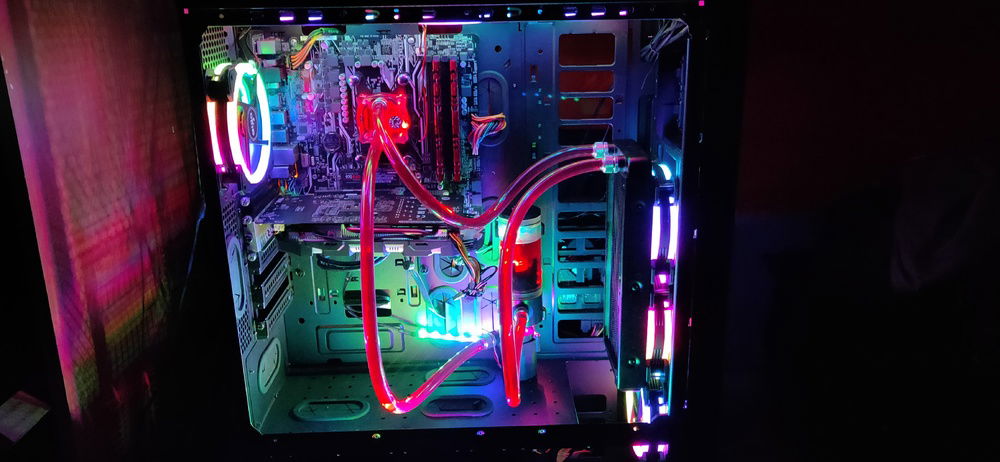 custom water cooling loop