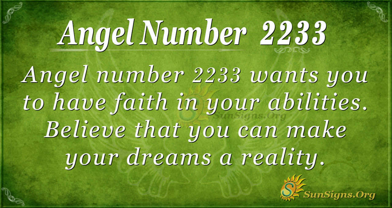 2233 angel number