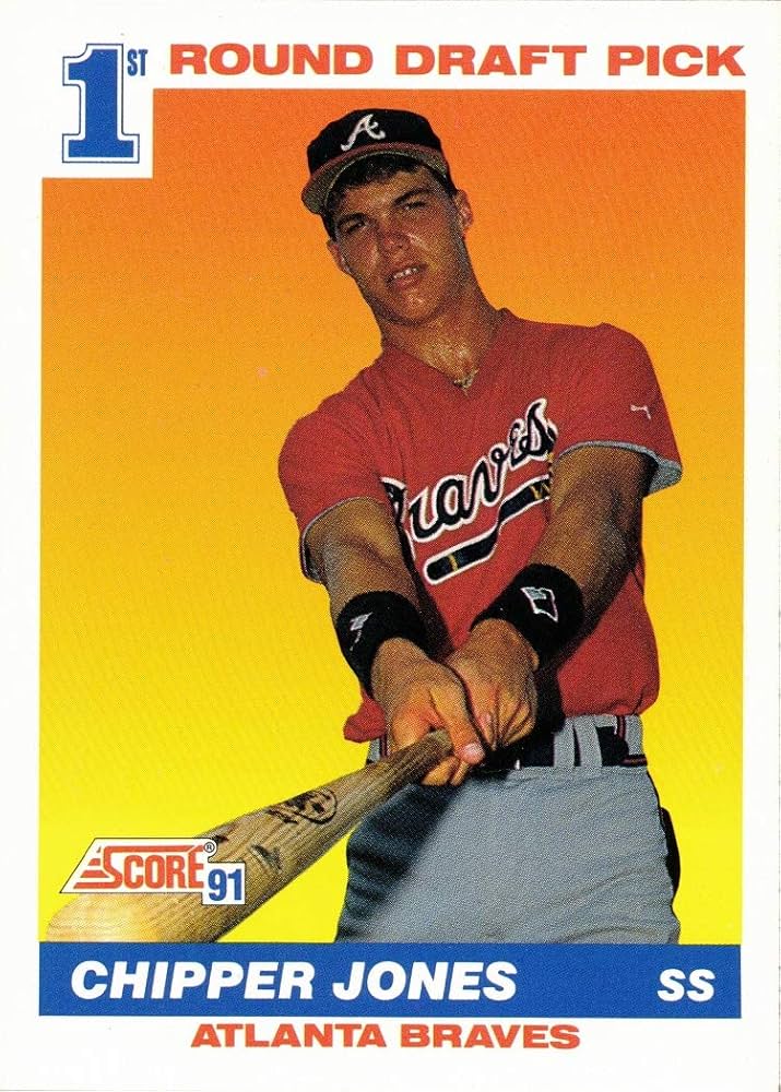 chipper jones rookie card