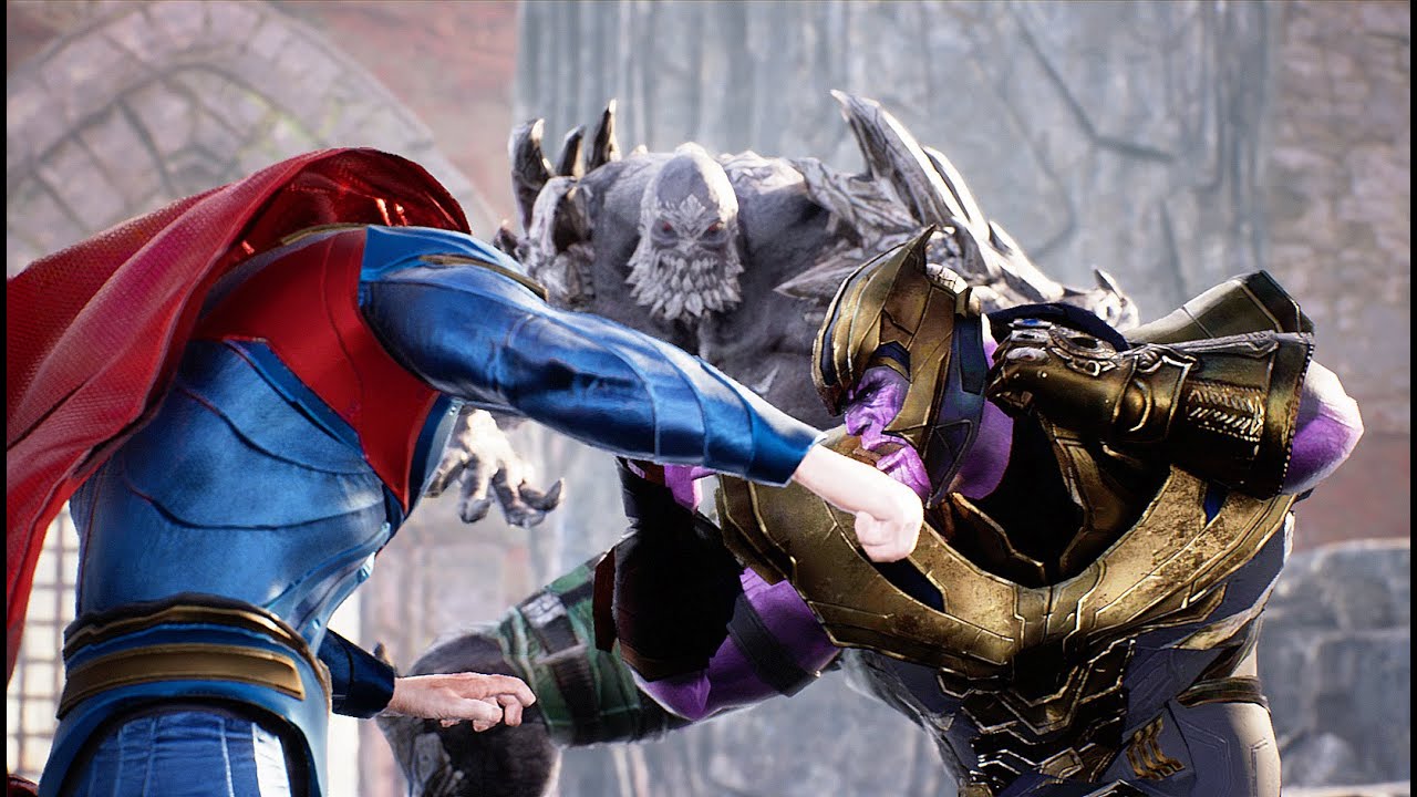 superman vs thanos