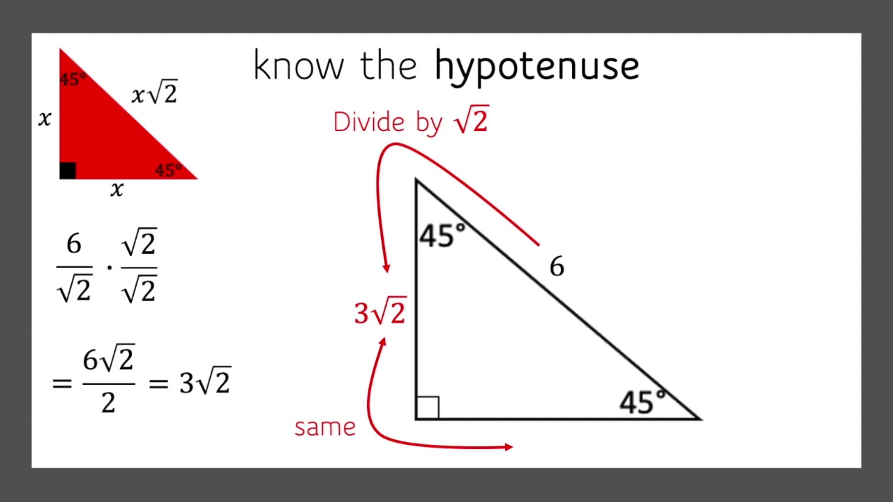 8 3 special right triangles answer key