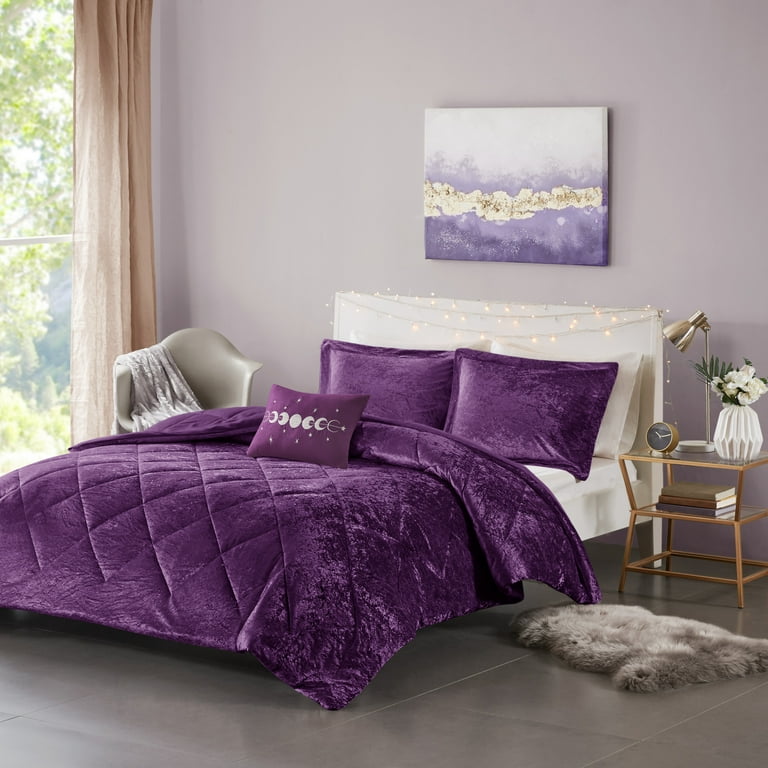 purple comforter set