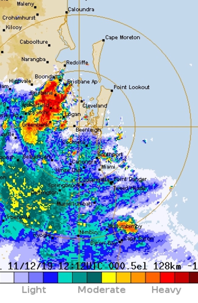 weather radar gold coast