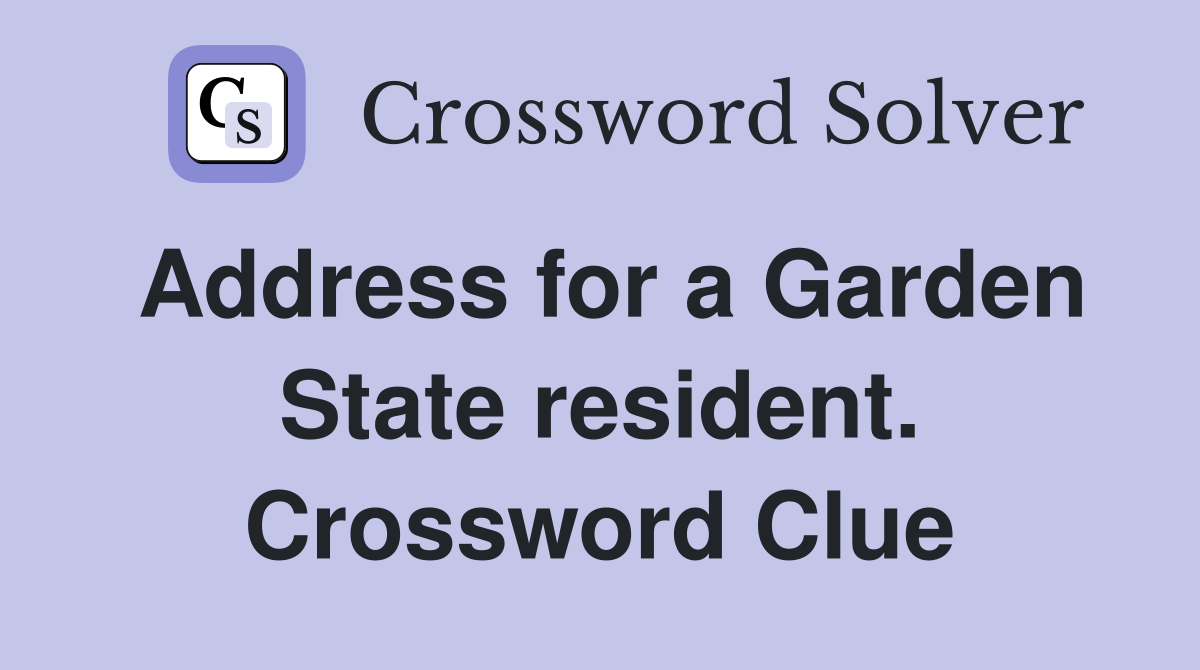 resident crossword clue