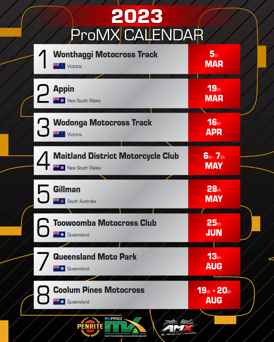 promx calendar