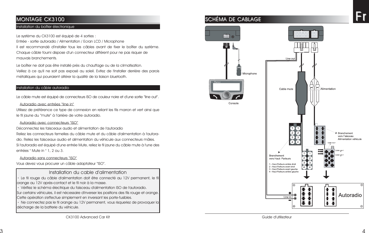 parrot 3100 manual