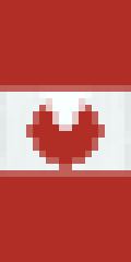 minecraft canadian flag banner