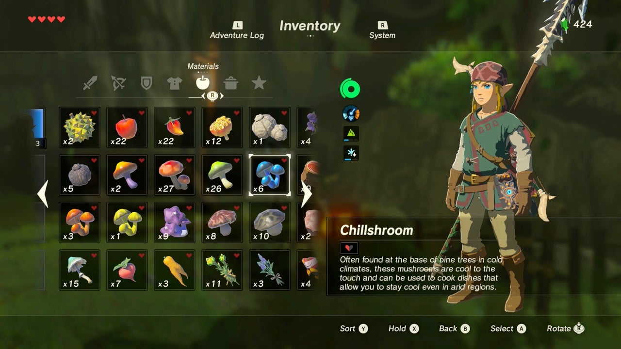 best recipes botw