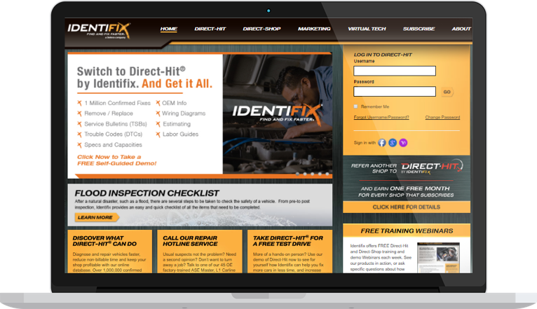 identifix login direct-hit