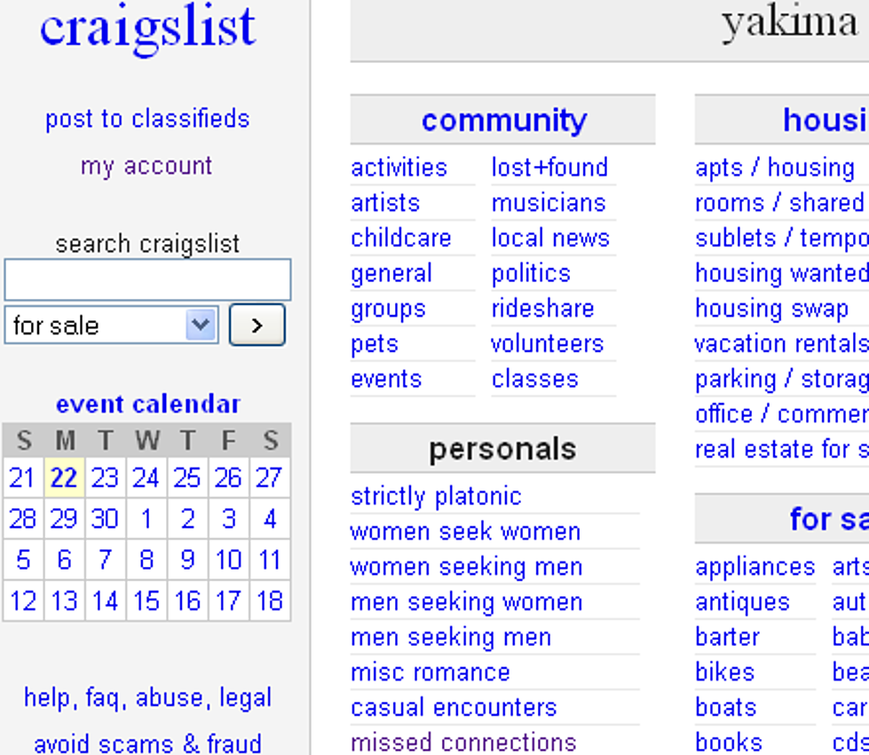 craigslist yakima