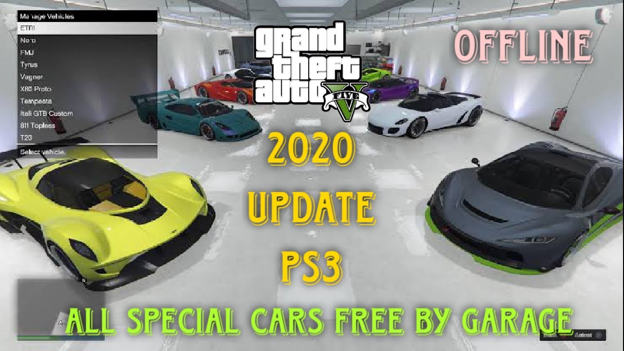 gta 5 special vehicles ps3