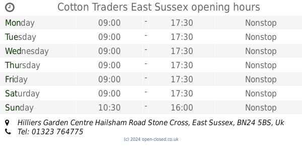 cotton traders eastbourne