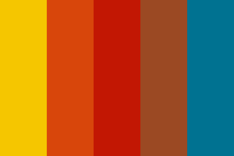 1970s color palette