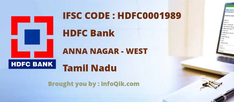 anna nagar hdfc bank ifsc code