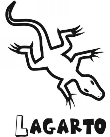 dibujos de lagarto