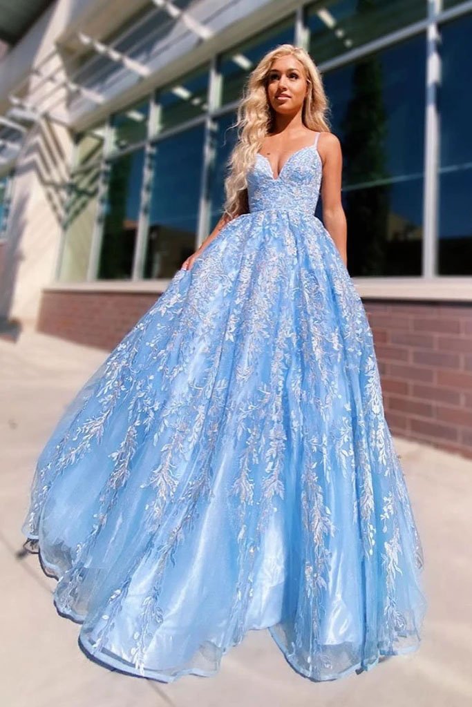 flowy prom dress