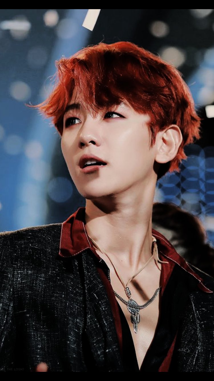 baekhyun red hair