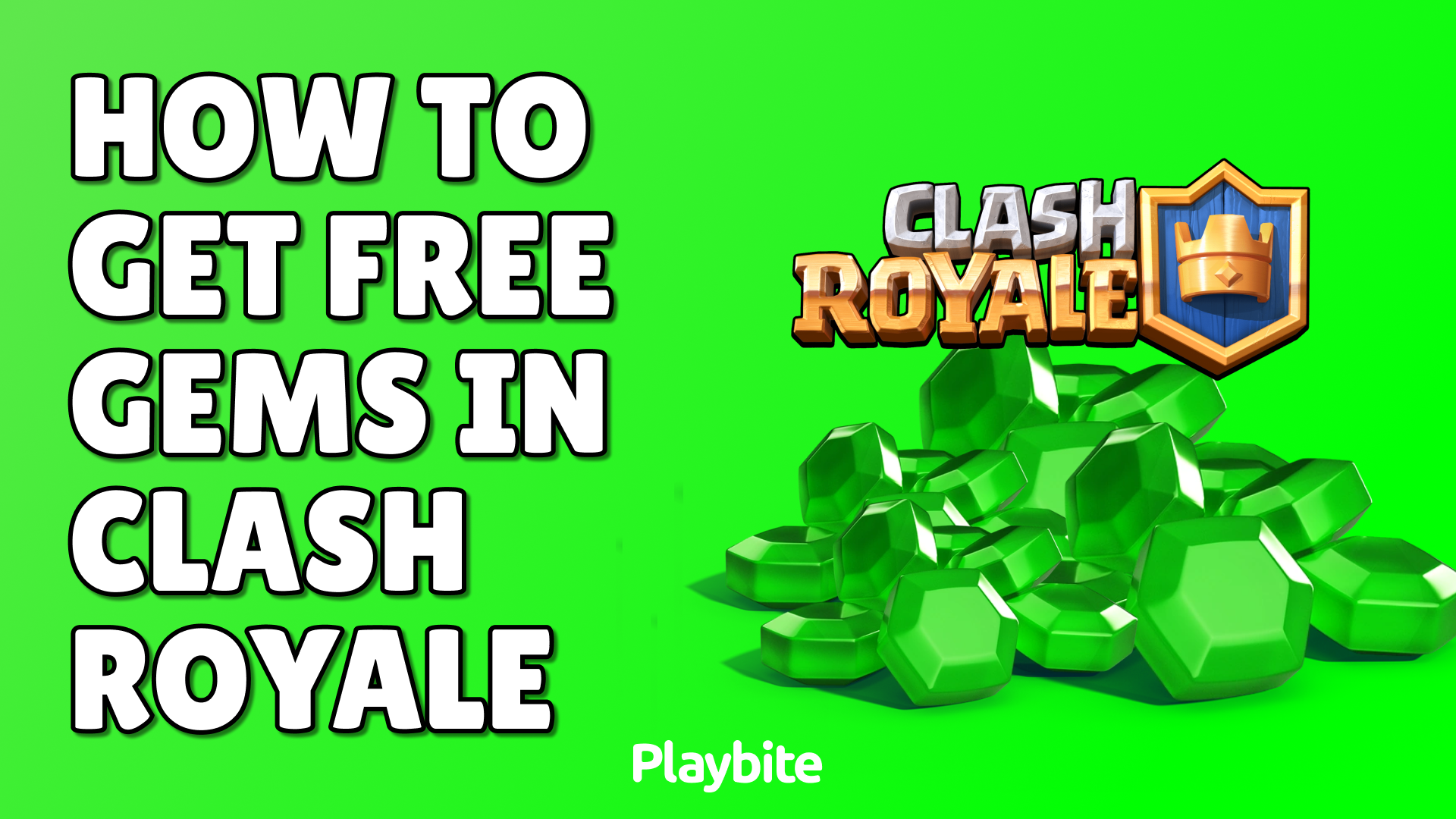 how to get gems on clash royale for free