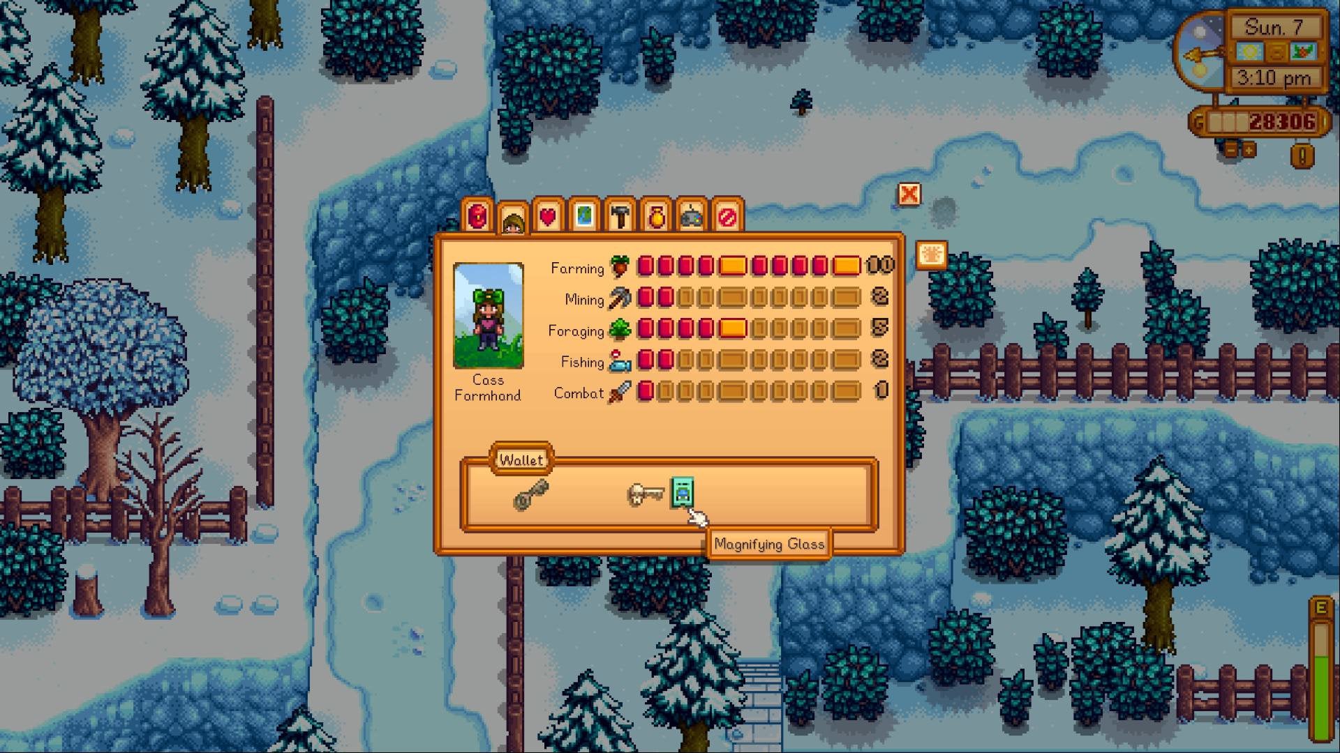 magnifying glass stardew