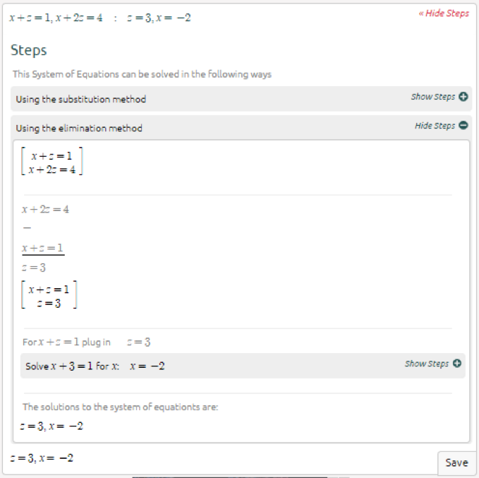 symbolab linear equations