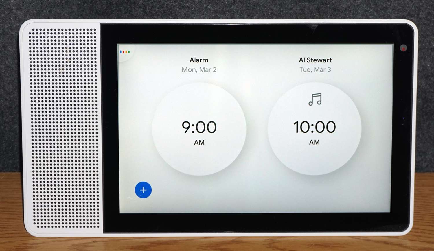 google home clock