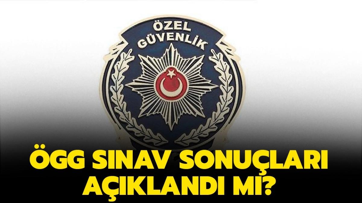 özel güvenlik sınav sonuçları 2021