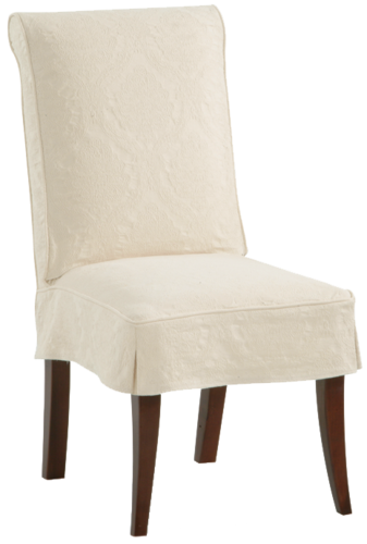 white parson chair slip covers