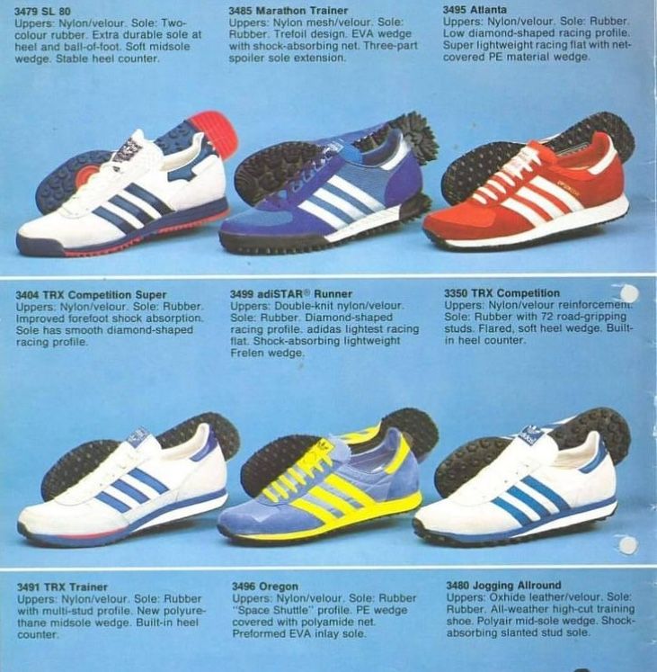 1980s adidas sneakers