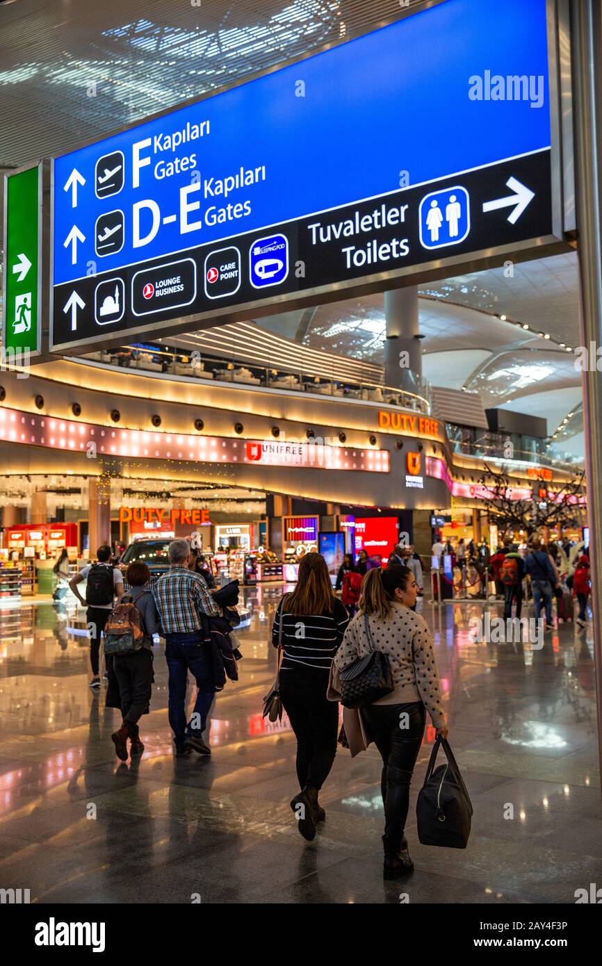 istanbul international airport departures