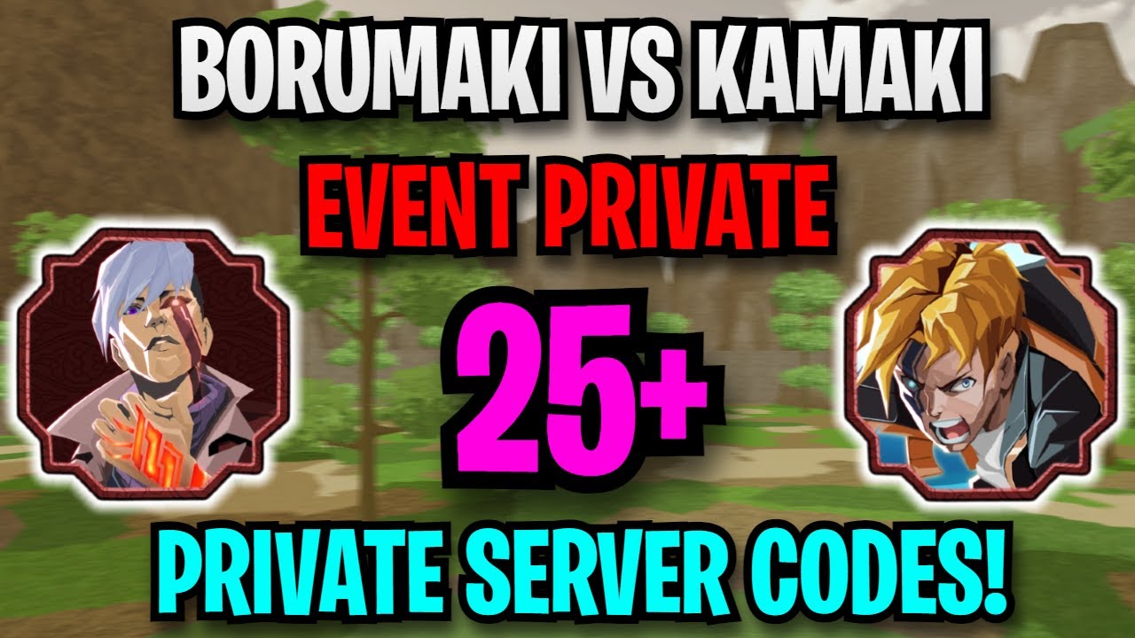 shindo life kamaki vs borumaki private server codes