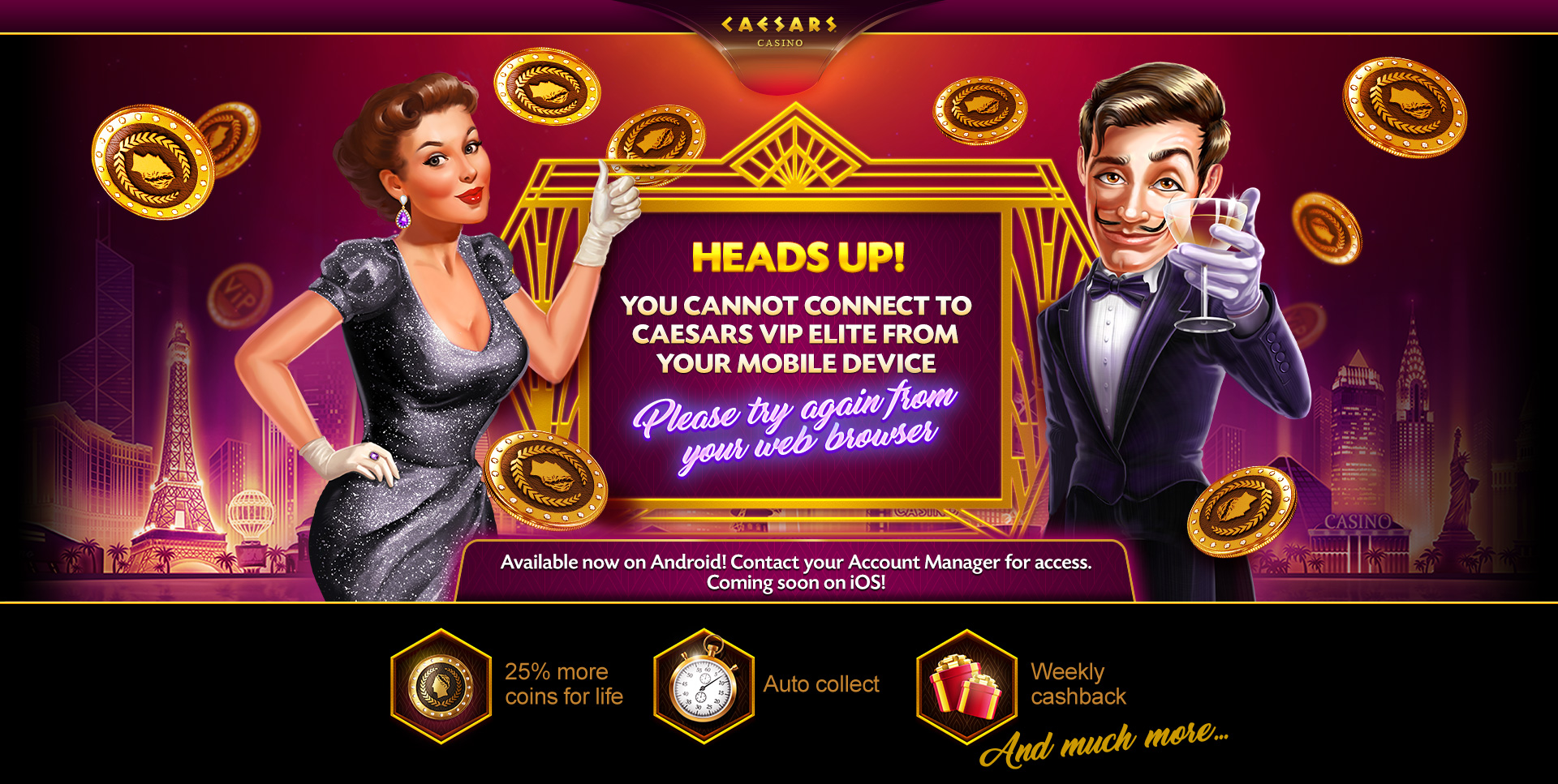 caesar casino free coins