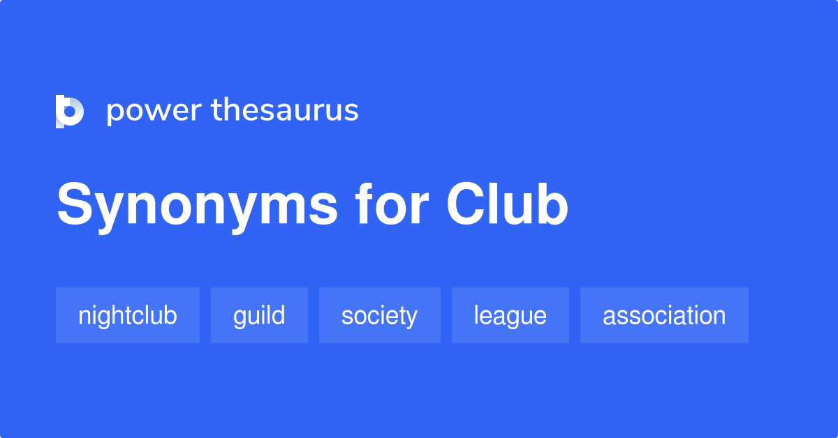 synonyms of club