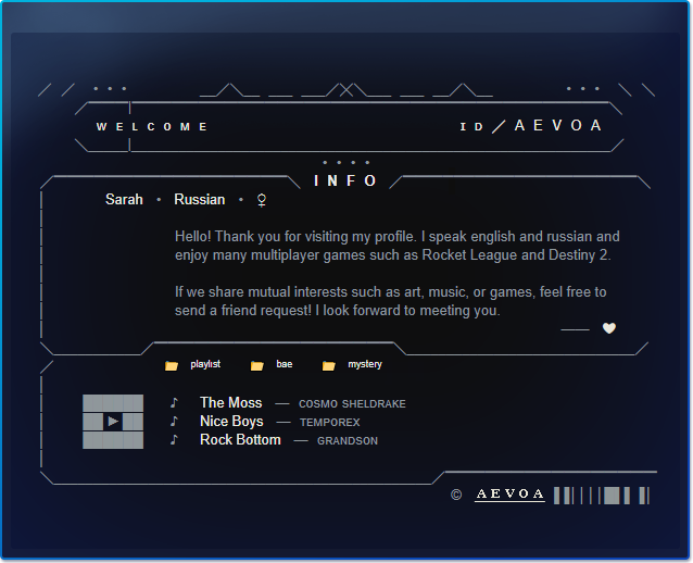 custom info box steam