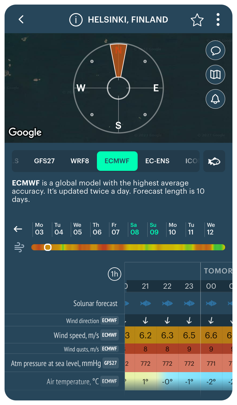 10days weather report